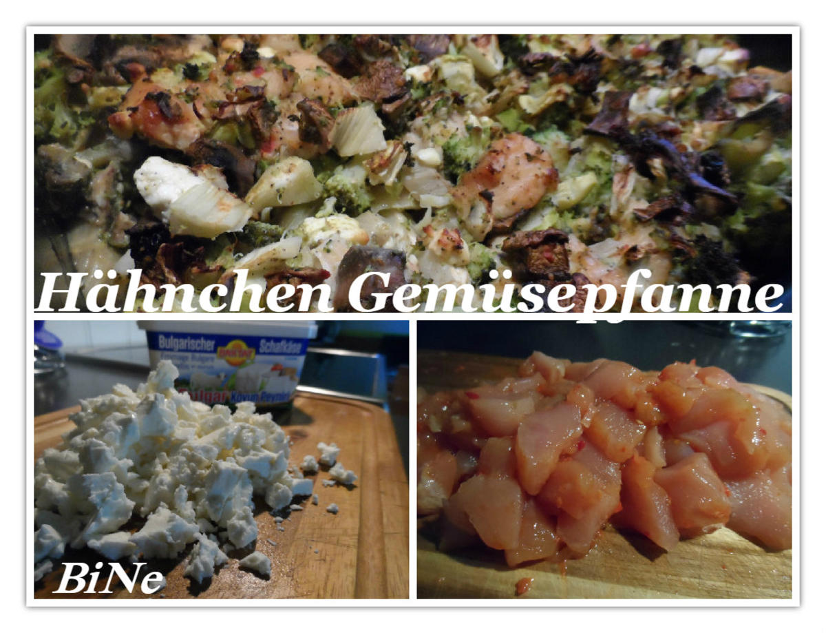 Bilder für BiNe` S HÄHNCHEN GEMÜSEPFANNE - Rezept