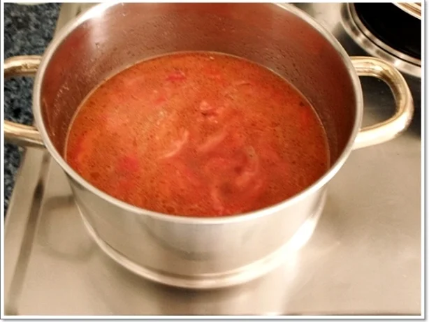 Rezept: Vietnamesische Tomatensuppe mit „Eierblumen“ Bild Nr. 216 Vietnamesische Tomatensuppe mit „Eierblumen“ - Rezept - Bild Nr. 216