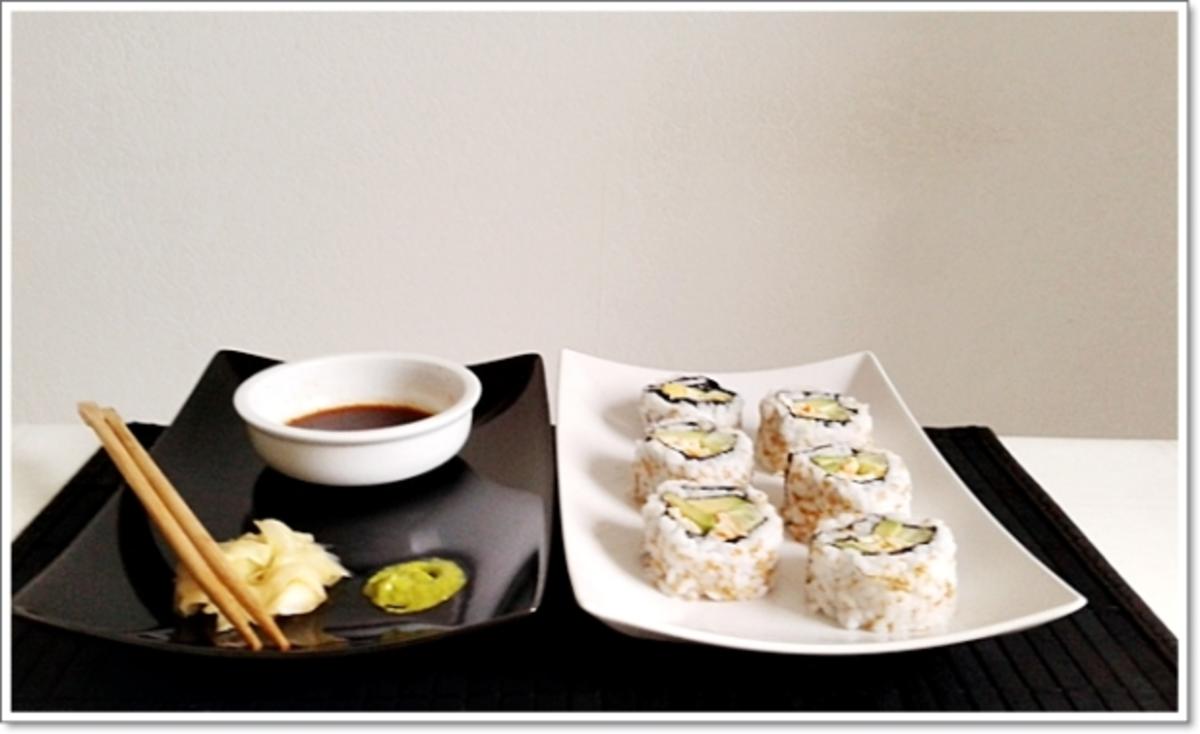 Sushi: California Rolls -  selber machen - Rezept - Bild Nr. 224