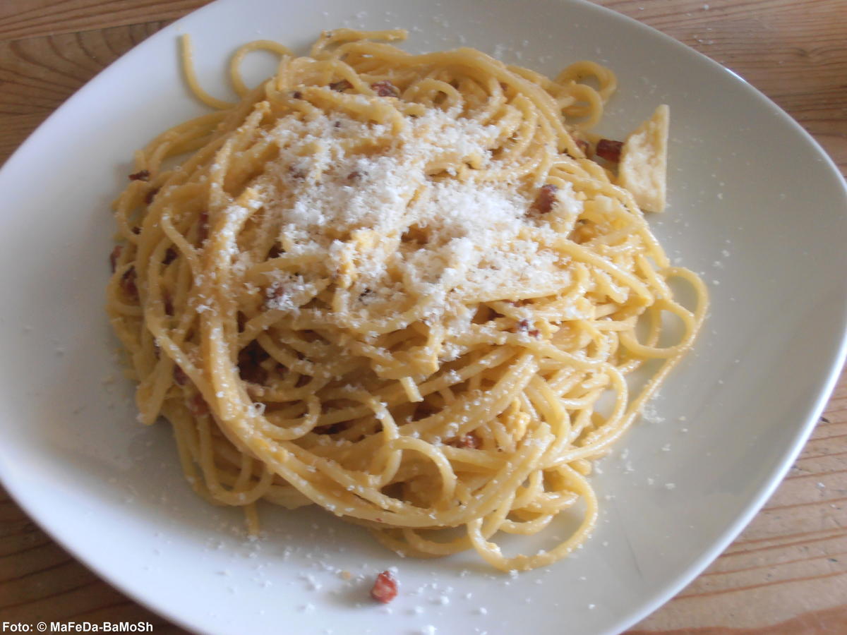 Spaghetti Carbonara (originale) - Rezept - Bild Nr. 224