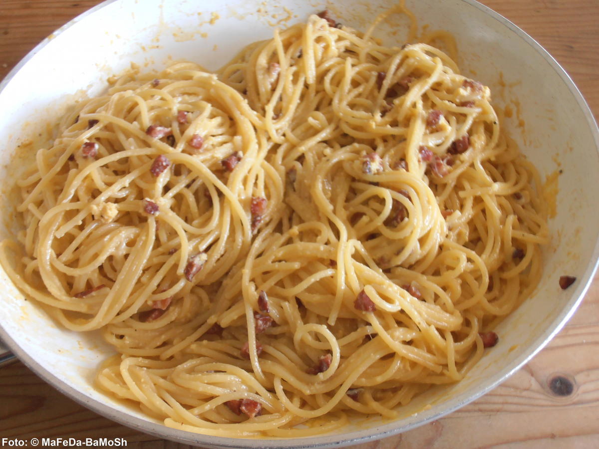 Spaghetti Carbonara, original italienisch, einfach kochbar.de