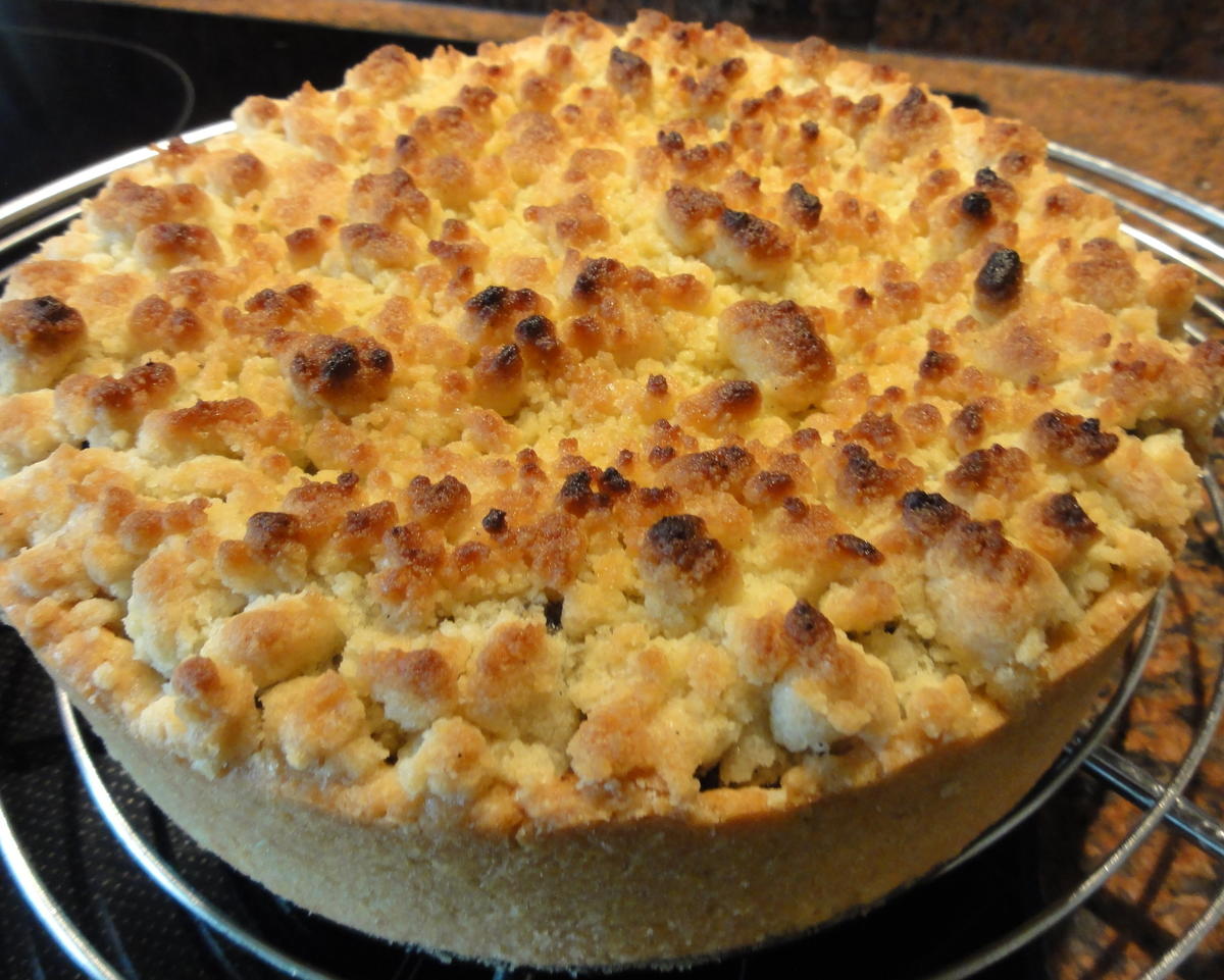 KuchenZwerg:  MOHN-PUDDING-TORTE mit Knusperstreusel - Rezept - Bild Nr. 266