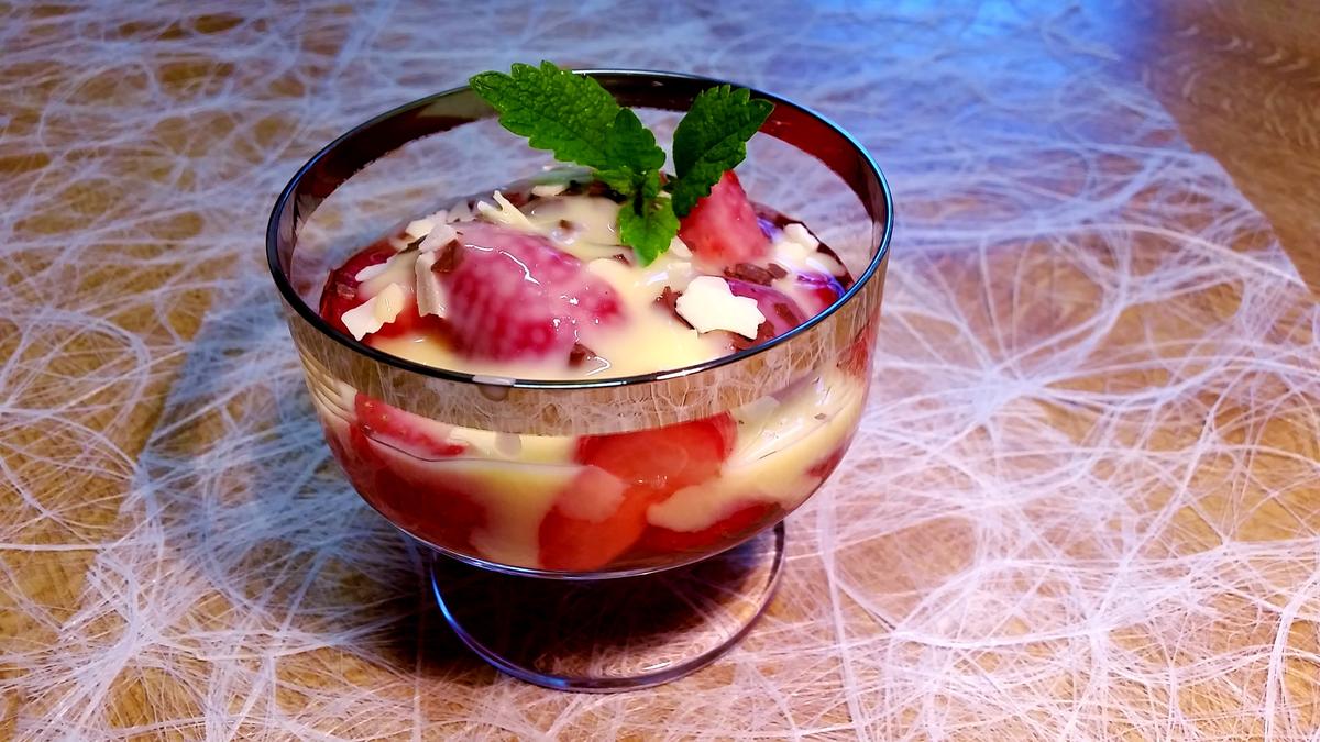 Erdbeer-Dessert mit kleinem Schwips ... - Rezept - Bild Nr. 247