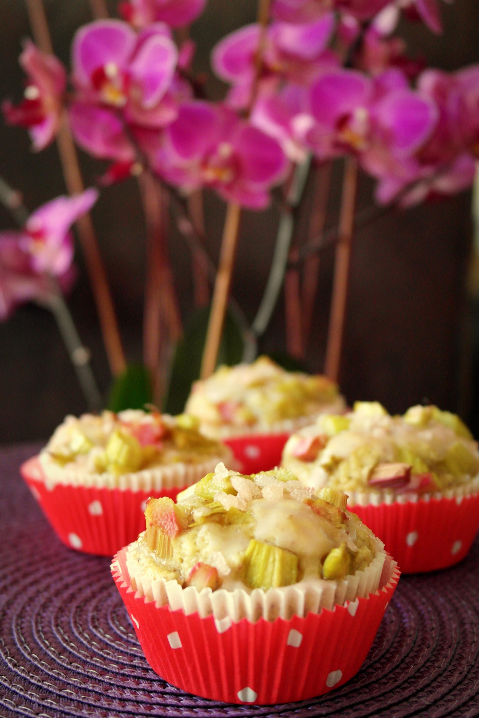 Rhabarber-Bananen-Muffins - Rezept Von Einsendungen Sri_Devi