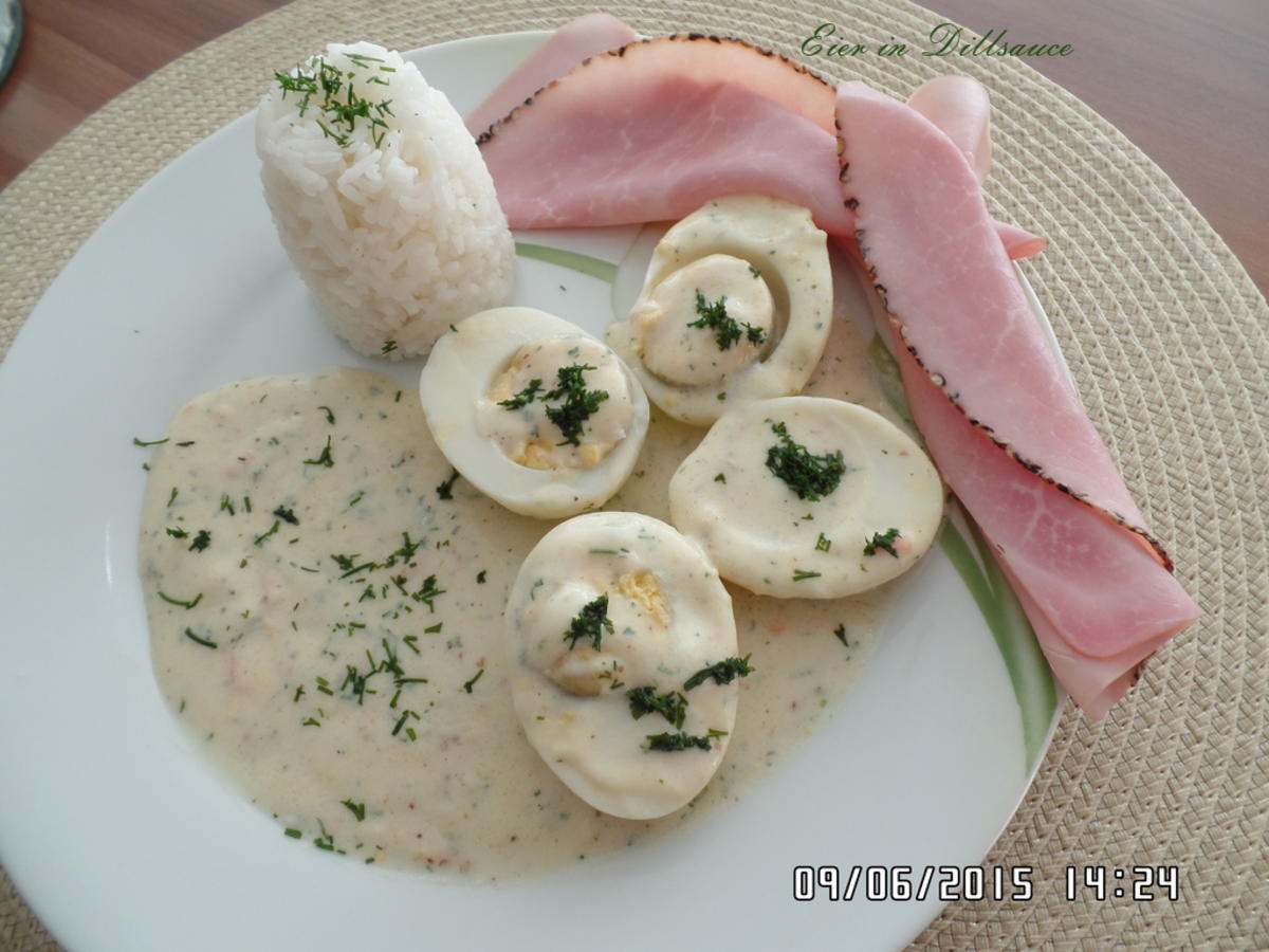 Eier in Dillsauce - Rezept mit Bild - kochbar.de