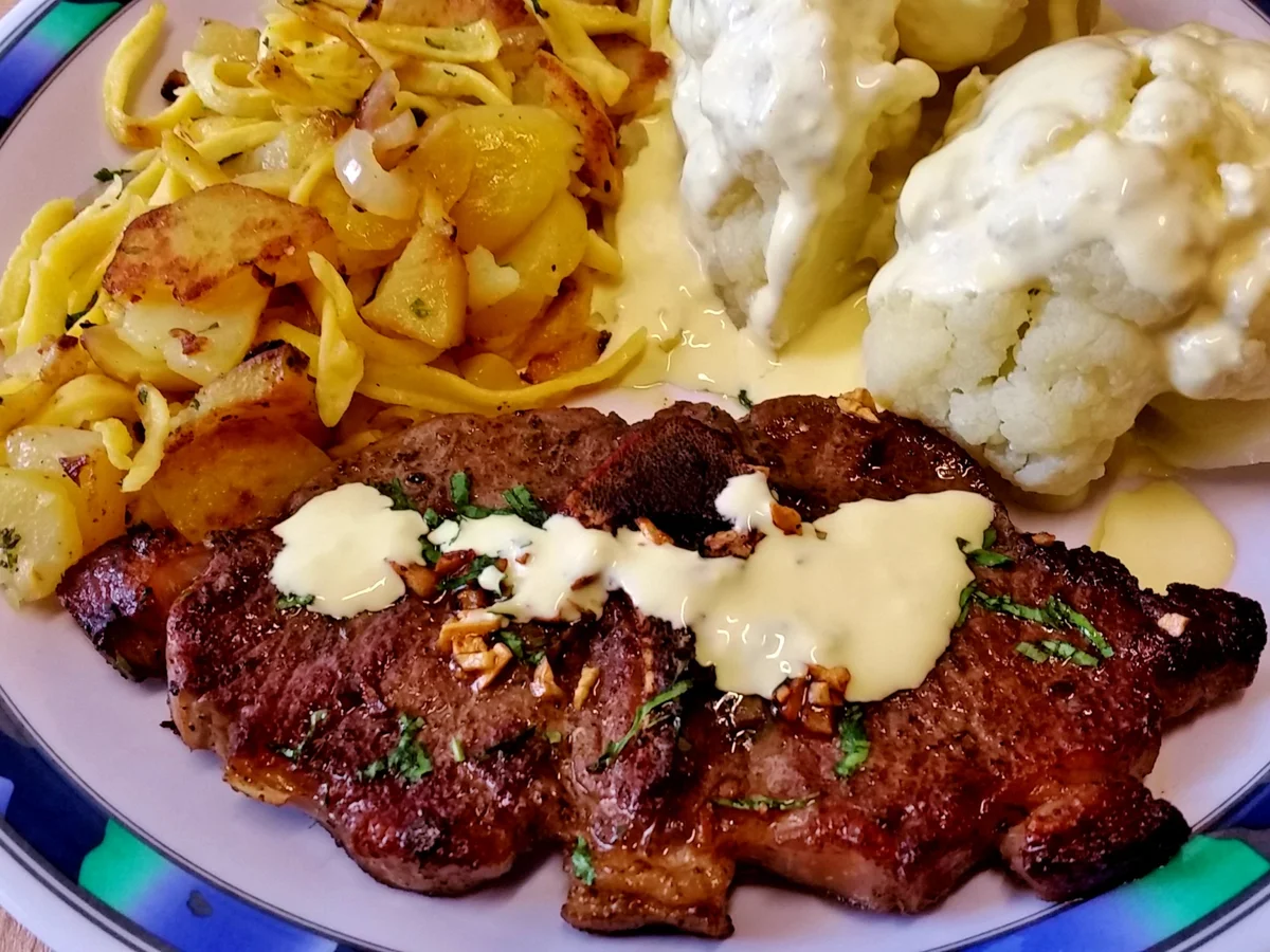 Rezept: Vom Lamm: zwei Scheiben und ein Lachs Bild Nr. 299 Vom Lamm: zwei Scheiben und ein Lachs - Rezept - Bild Nr. 299