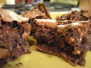 Kuchen: Die total krassen Schoko-Nuss-Brownies - Rezept