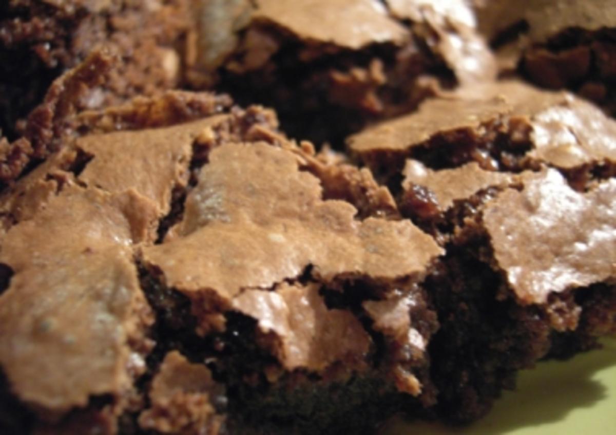 Kuchen: Die total krassen Schoko-Nuss-Brownies - Rezept - Bild Nr. 6