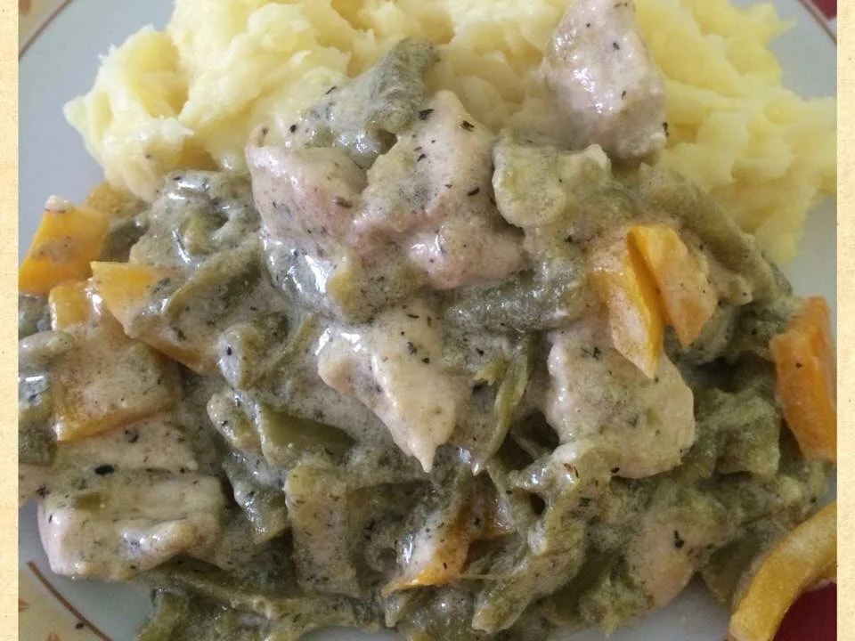 Rezept: Hähnchen-Bohnenpfanne Bild Nr. 314 Hähnchen-Bohnenpfanne - Rezept - Bild Nr. 314