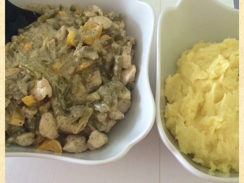 Rezept: Hähnchen-Bohnenpfanne Bild Nr. 318 Hähnchen-Bohnenpfanne - Rezept - Bild Nr. 318