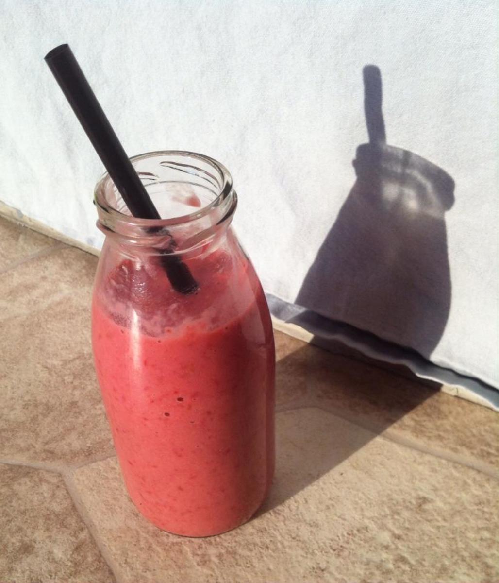 Erdbeer-Orange-Minz Shake - Rezept - Bild Nr. 327