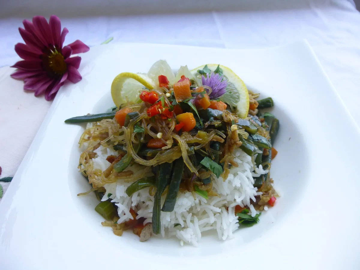 Glasnudeln mit Schweinehack - Rezept - Bild Nr. 327