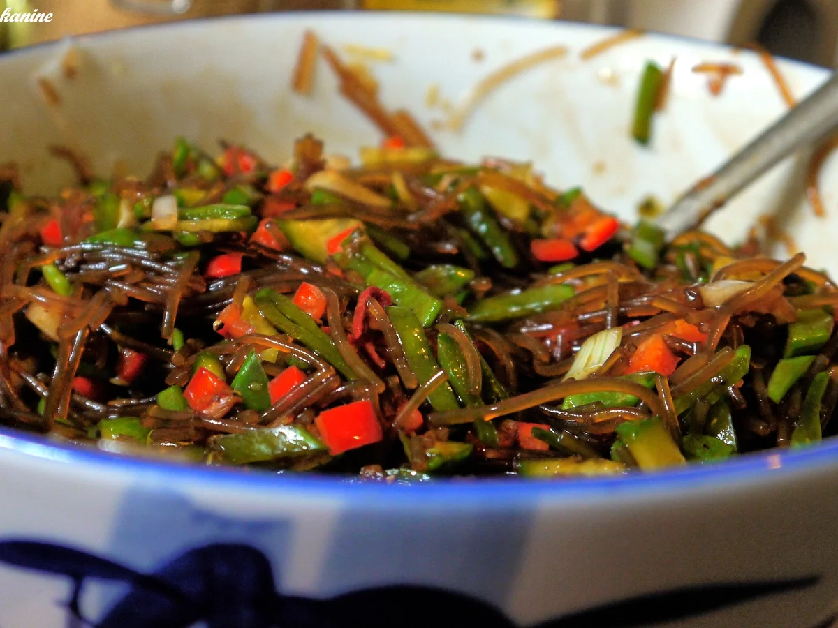 Glasnudelsalat mit Teriyaki-Rindfleisch - Rezept - Bild Nr. 348