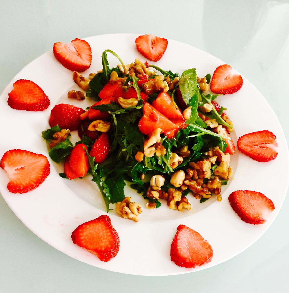 Erdbeer-Rucola Salat - Rezept - Bild Nr. 333