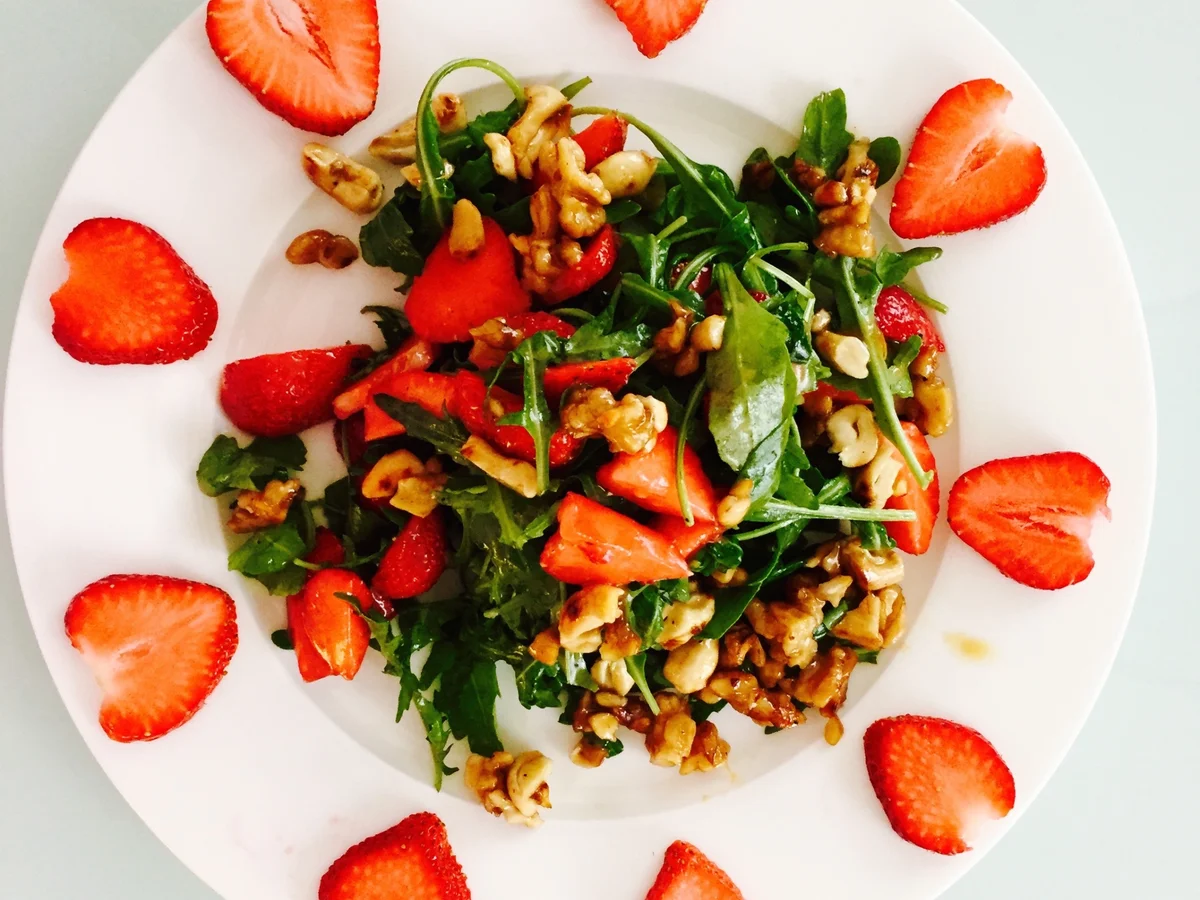 Erdbeer-Rucola Salat - Rezept - Bild Nr. 334