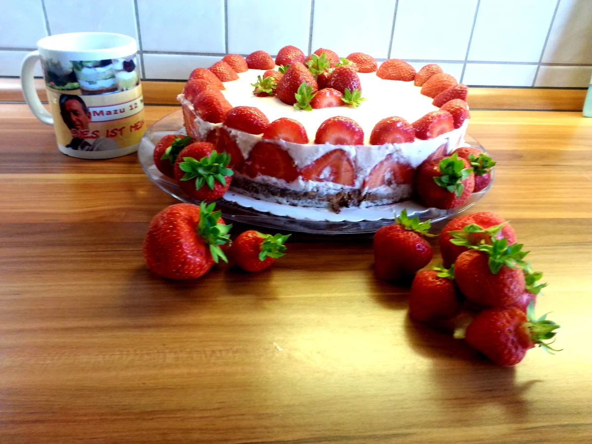 Mazu12-Erdbeertorte mit Mascarpone - Rezept - Bild Nr. 333