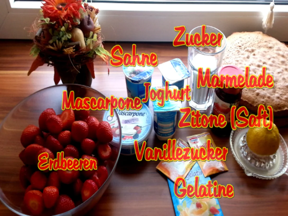 Mazu12-Erdbeertorte mit Mascarpone - Rezept - Bild Nr. 335