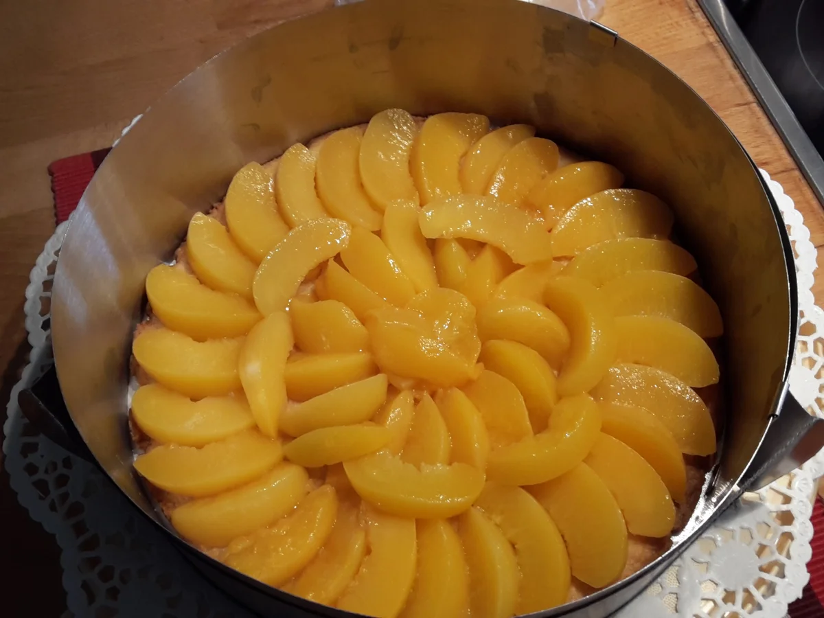 Pfirsich-Käse-Sahne-Torte - Rezept - Bild Nr. 338