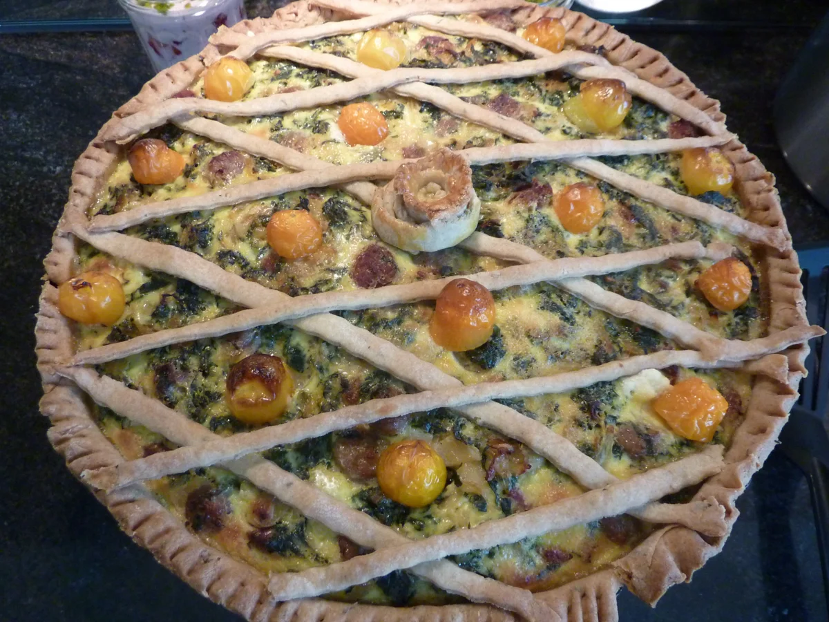 Rezept: Brennnessel - Quiche Bild Nr. 343 Brennnessel - Quiche - Rezept - Bild Nr. 343