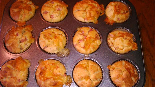 Frischkäse-Muffin mit Feuer - Rezept mit Bild - kochbar.de