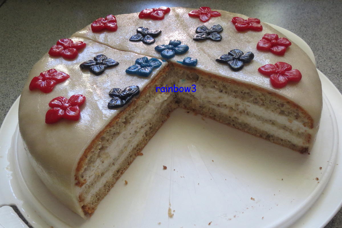 Backen: Nuss-Sahne-Torte - Rezept - Bild Nr. 366