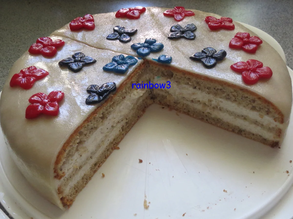 Backen: Nuss-Sahne-Torte - Rezept - Bild Nr. 366