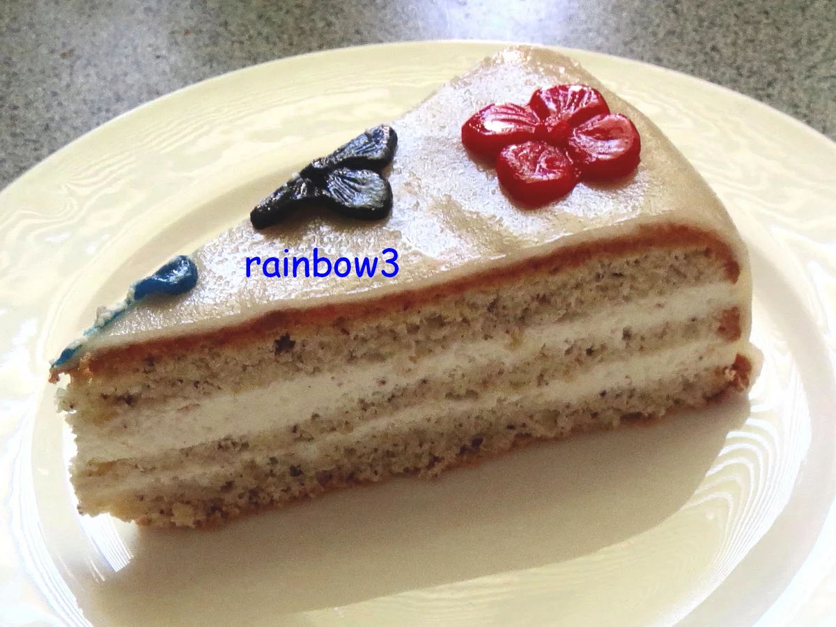 Backen: Nuss-Sahne-Torte - Rezept - Bild Nr. 367