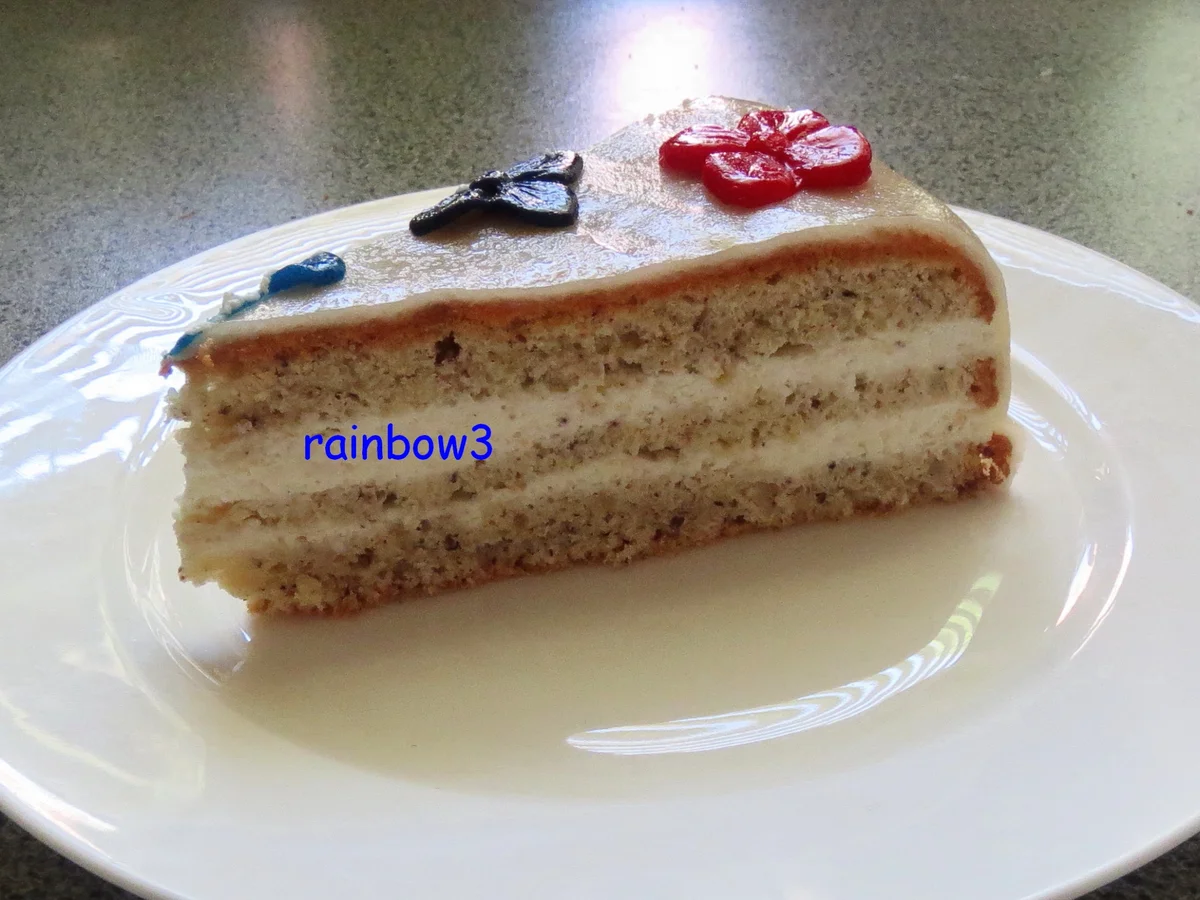 Backen: Nuss-Sahne-Torte - Rezept - Bild Nr. 359