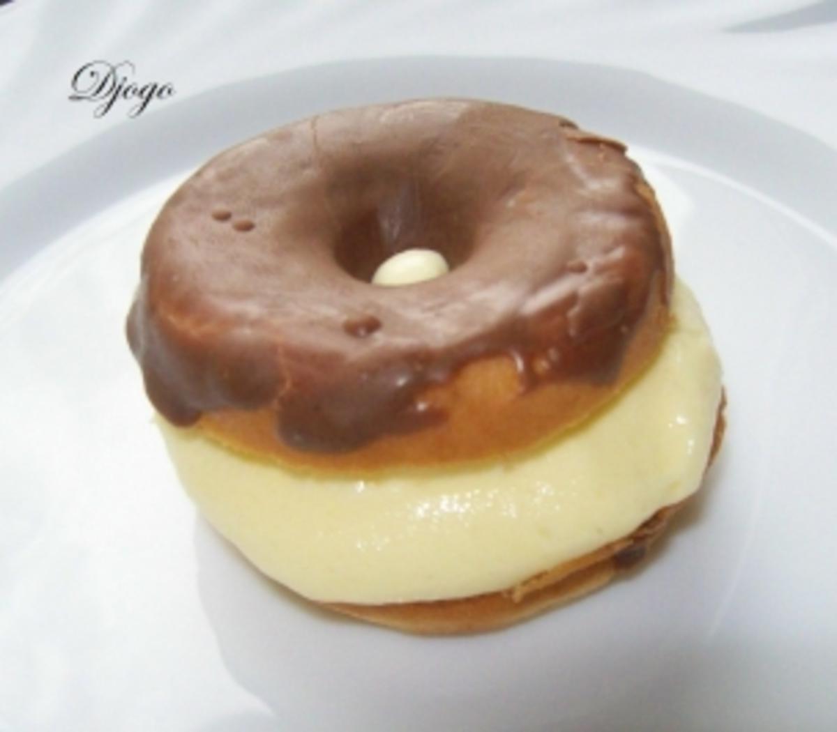 Donut mit Schokolasur - Rezept