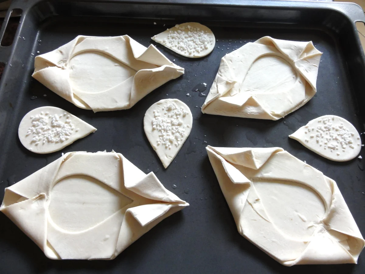 Blätterteig:   BEERENAUSWAHL auf Vanille-Pudding - Rezept - Bild Nr. 371