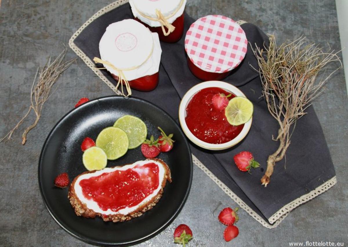 Erdbeer-Limetten-Marmelade - Rezept mit Bild - kochbar.de Erdbeer-Limetten-Marmelade - Rezept mit Bild - kochbar.de