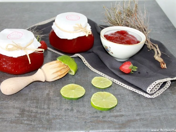 Erdbeer-Limetten-Marmelade - Rezept - Bild Nr. 370