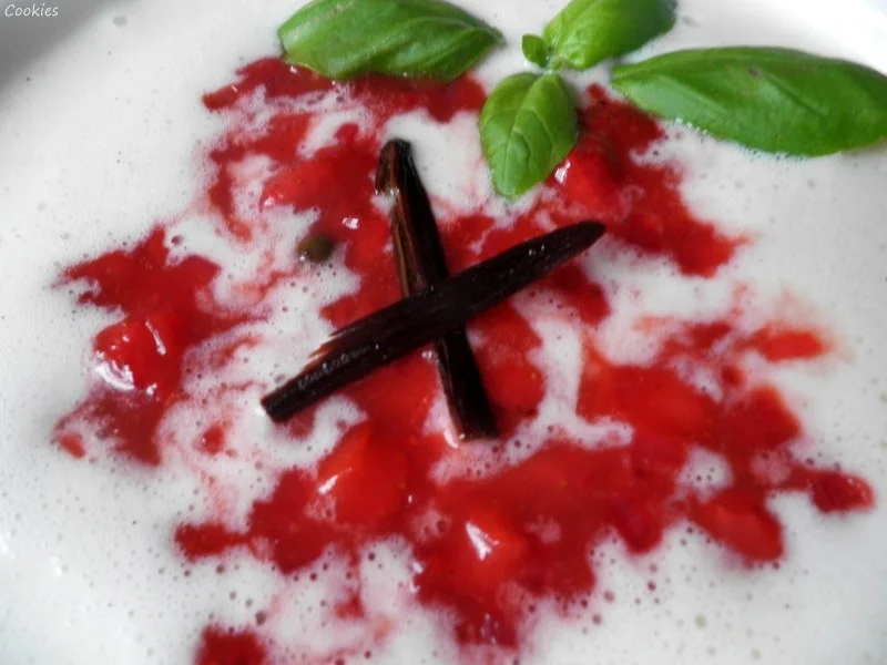 Spargel - Vanille - Schaumsuppe ... mit Erdbeer - Chutney ... - Rezept - Bild Nr. 374