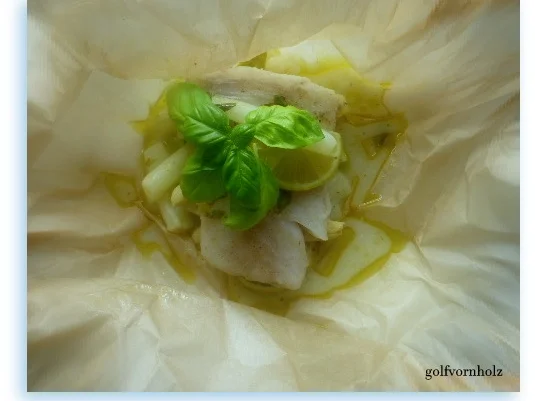 Spargel-Kabeljau-Päckchen - Rezept - Bild Nr. 422