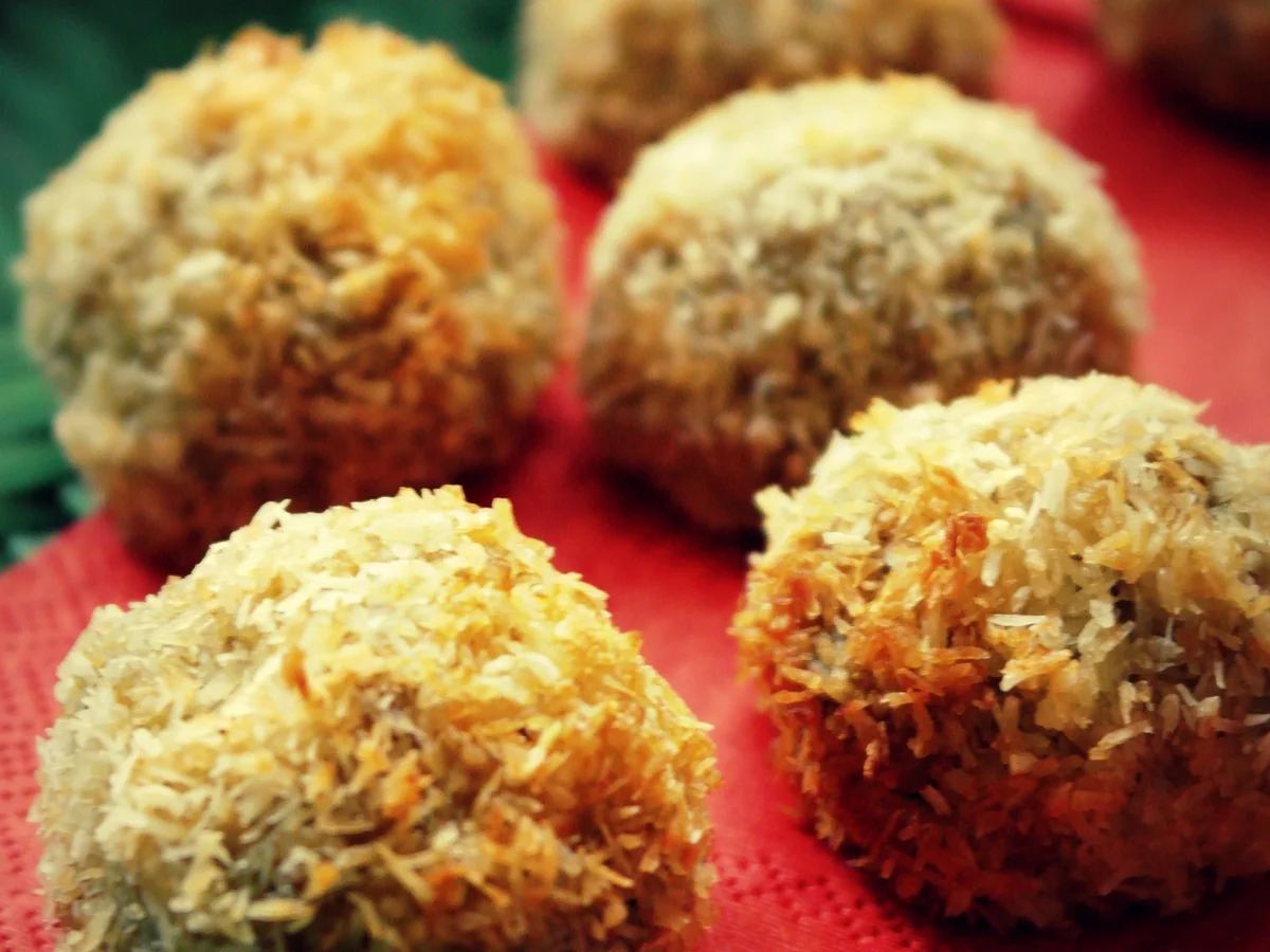 Karibische Hackfleisch-Bällchen mit Ananas und Kokos - Rezept - Bild Nr. 417