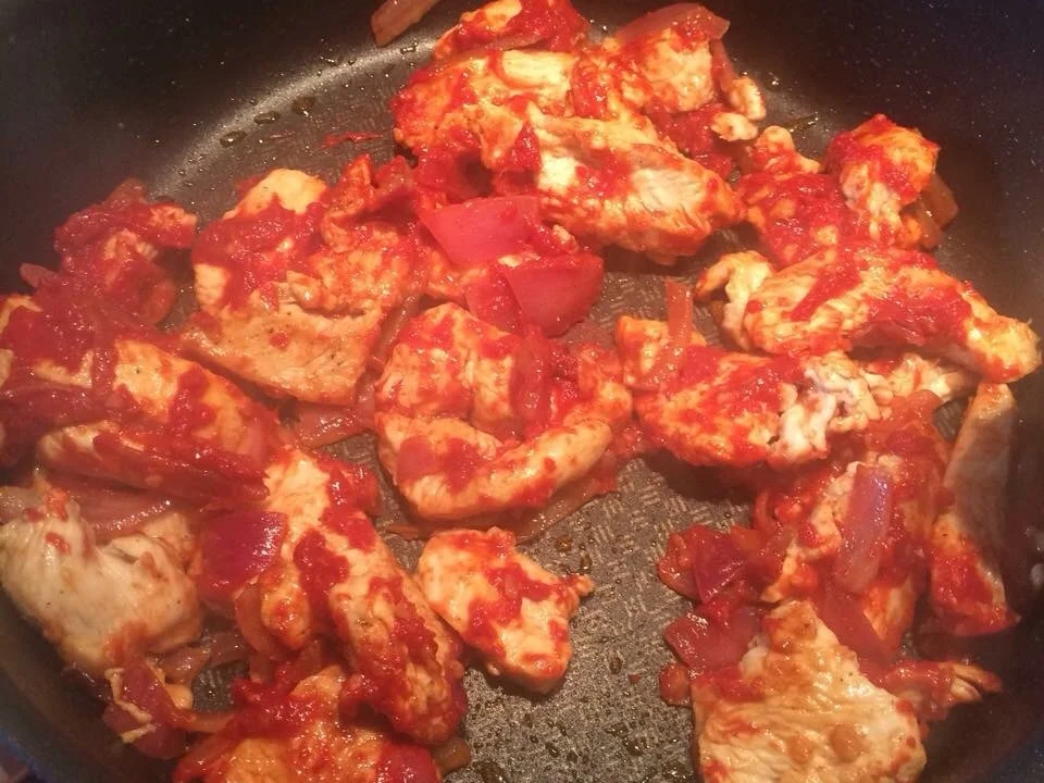 Rezept: Putengeschnetzeltes India Bild Nr. 455 Putengeschnetzeltes India - Rezept - Bild Nr. 455