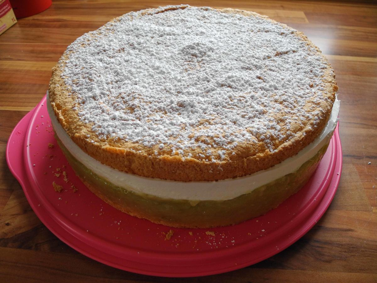 Kuchen: Torte Rhabarber-Joghurt - Rezept - Bild Nr. 452