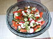 Tomaten-Gurken-Radieschen Salat - Rezept - Bild Nr. 456