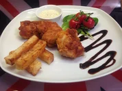 Breaded Scampi with XL- Chips and homemade Tartar Sauce - Rezept - Bild Nr. 468