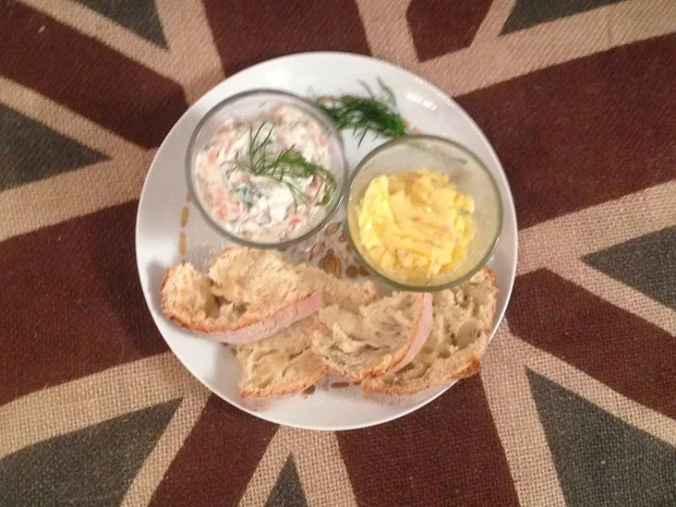 Irish Soda Bread, Smoked Salmon Spread und Whisky Butter - Rezept - Bild Nr. 468