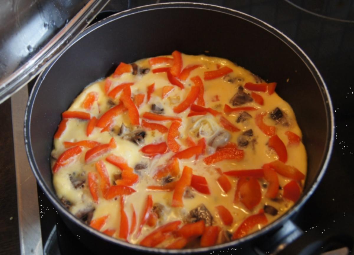 Champignon-Paprika-Omelett - Rezept - Bild Nr. 472