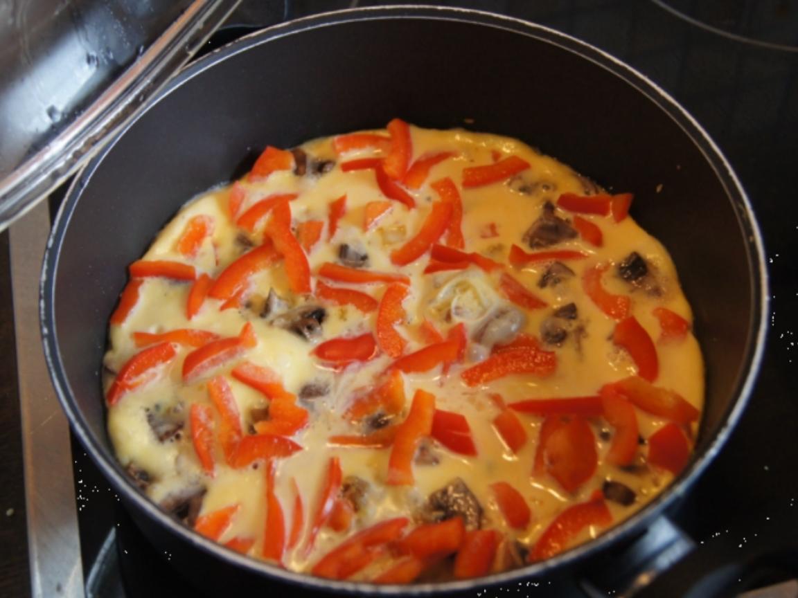 Champignon Paprika Omelett - einfach - von MausVoh Champignon Paprika Omelett - einfach - von MausVoh