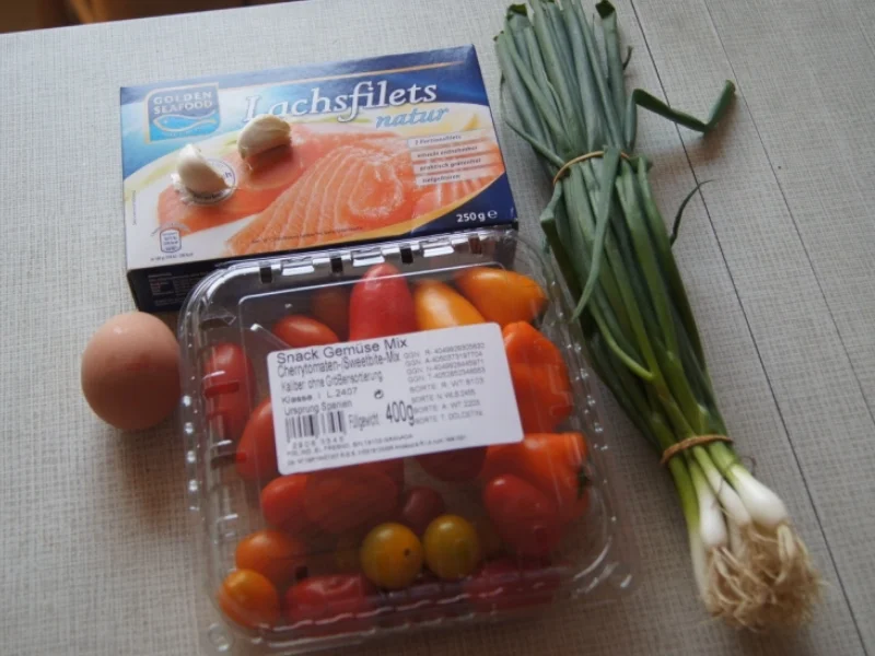 Lachsbuletten mit Gemüse Mix - Rezept - Bild Nr. 467