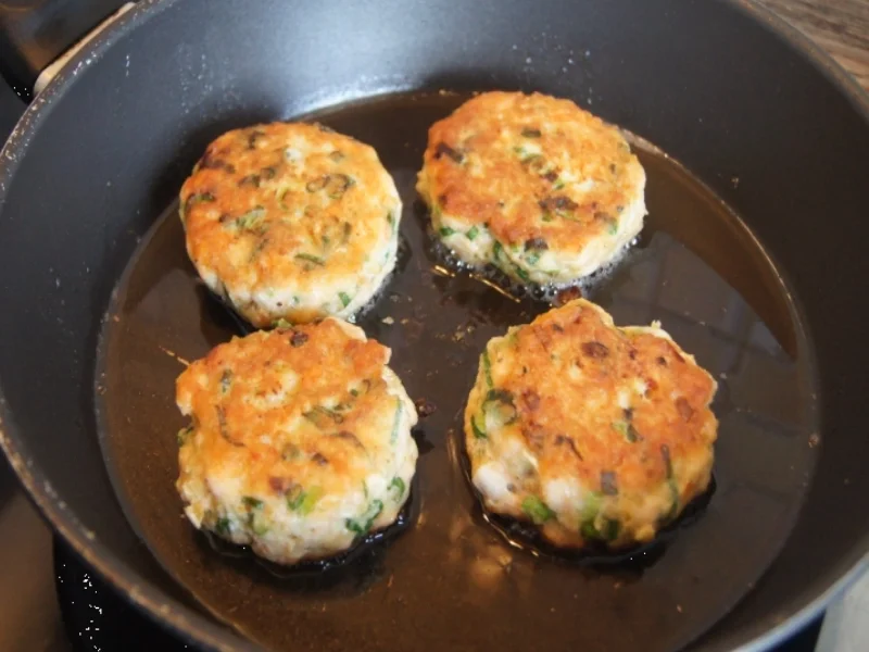 Lachsbuletten mit Gemüse Mix - Rezept - Bild Nr. 471