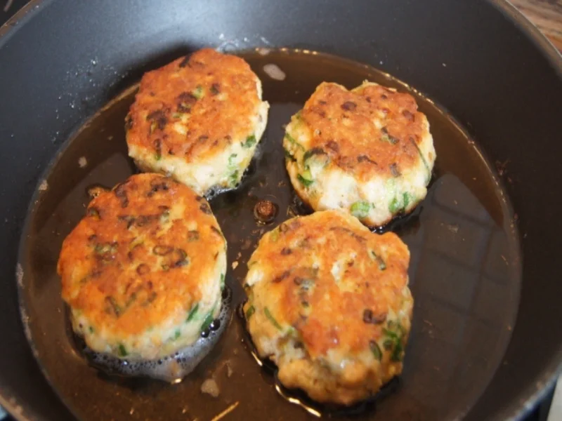 Lachsbuletten mit Gemüse Mix - Rezept - Bild Nr. 472