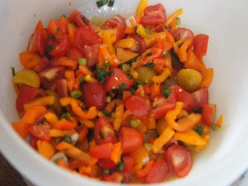 Lachsbuletten mit Gemüse Mix - Rezept - Bild Nr. 474