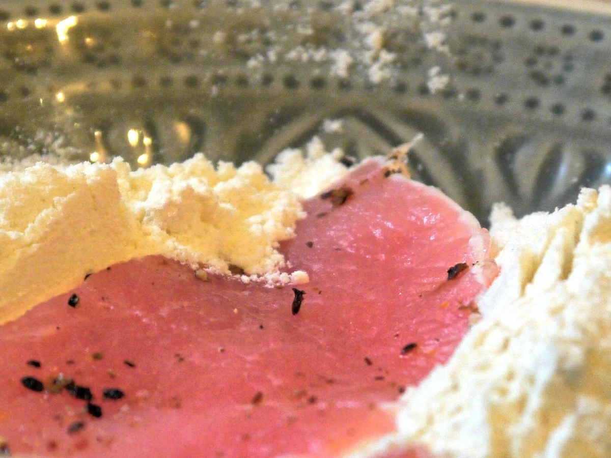 Piri-Piri-Schnitzelchen mit Knusprigem Kartoffel-Pecorino-Stampf - Rezept - Bild Nr. 504