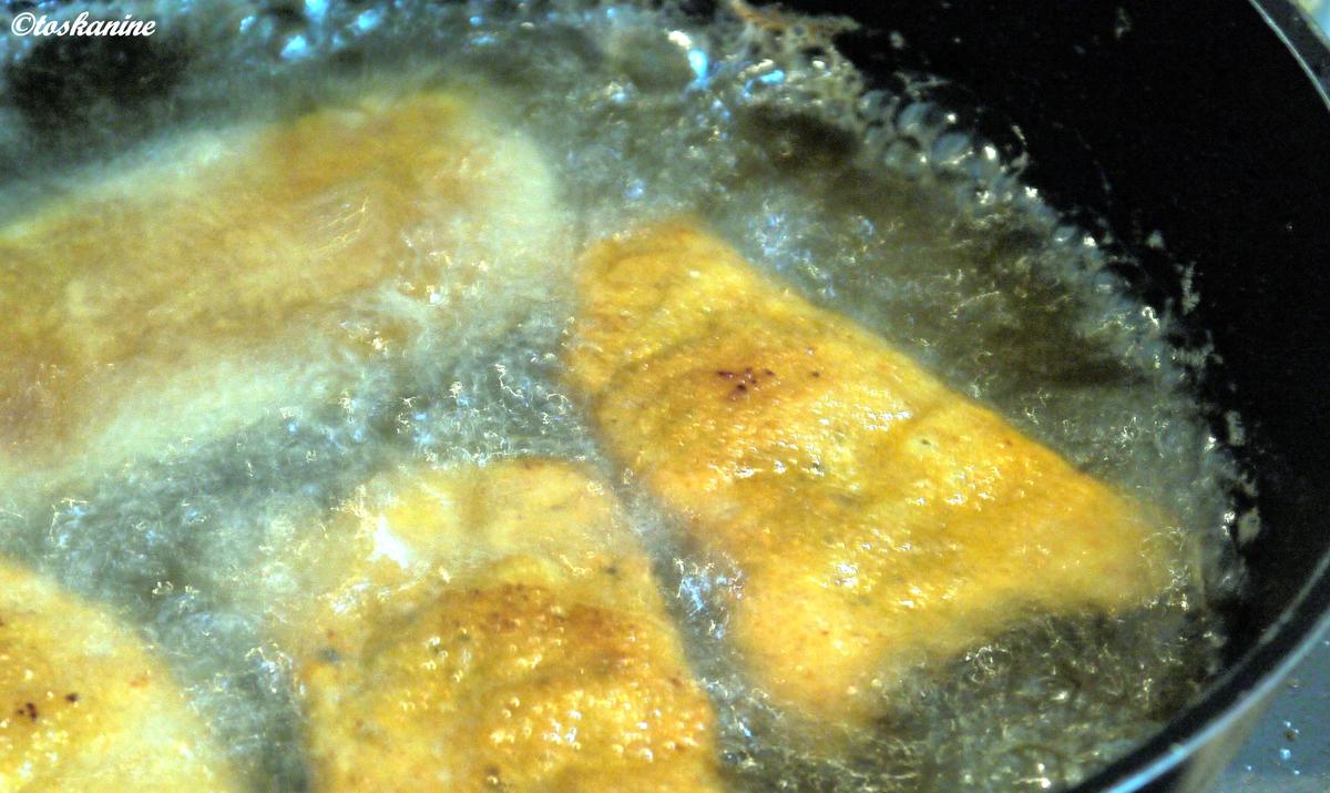 Piri-Piri-Schnitzelchen mit Knusprigem Kartoffel-Pecorino-Stampf - Rezept - Bild Nr. 507