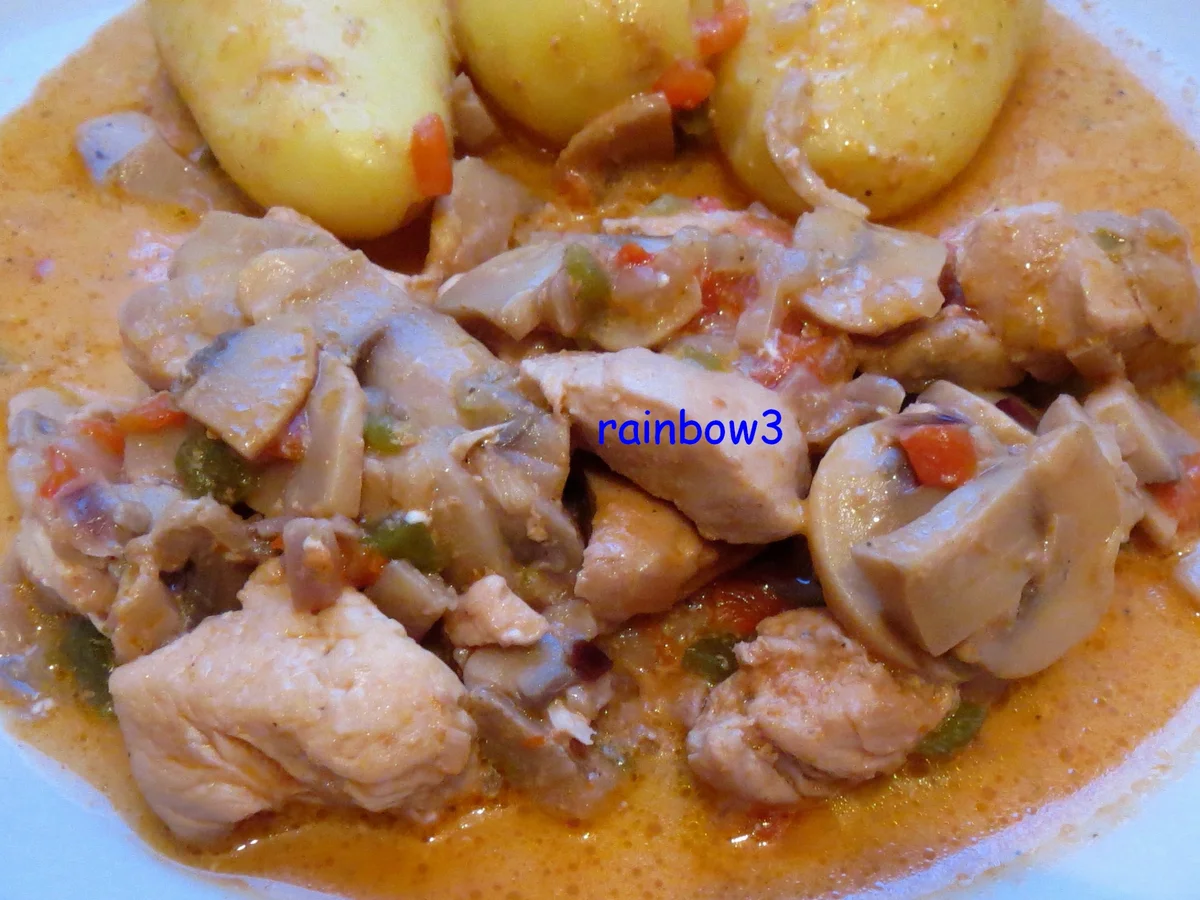 Rezept: Kochen: Hähnchen-Pfanne "Jäger Art" Bild Nr. 474 Kochen: Hähnchen-Pfanne "Jäger Art" - Rezept - Bild Nr. 474