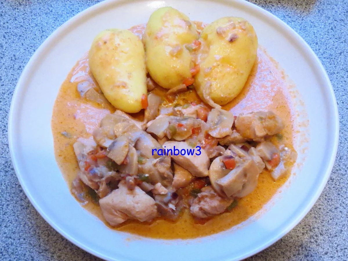 Rezept: Kochen: Hähnchen-Pfanne "Jäger Art" Bild Nr. 479 Kochen: Hähnchen-Pfanne "Jäger Art" - Rezept - Bild Nr. 479